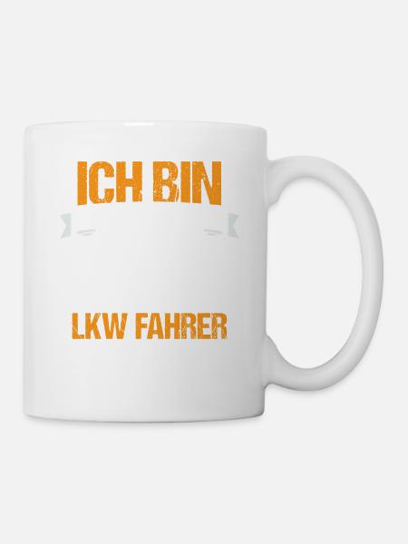 Lkw Fahrer Trucker - Tasse - Weiß