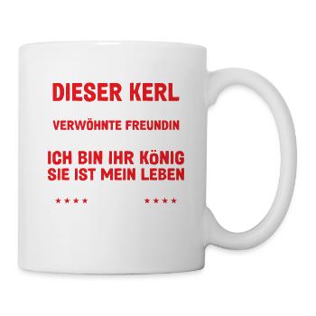 Paar Freund Sorry Ladys Dieser Kerl Ehemann - Tasse - Weiß - Rechts