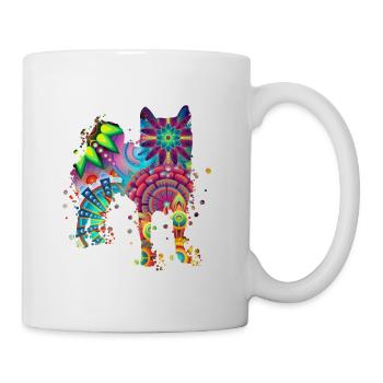 Akita Shiba Inu Hunde Design für Hundebesitzer - Tasse - Weiß - Rechts