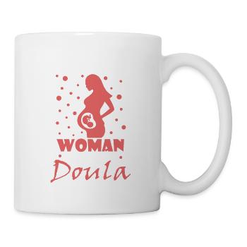 Frau Verdient Eine Doula Hebamme - Tasse - Weiß - Rechts