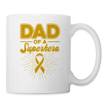Soutien aux survivants d’un cancer infantile à Kre - Mug blanc - blanc - Droite