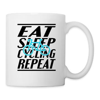 Alimentation Vélo de couchage - Mug blanc - blanc - Droite