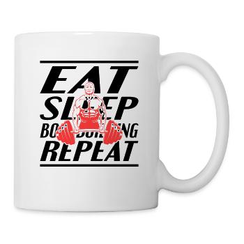 Alimentation Sommeil Musculation - Mug blanc - blanc - Droite