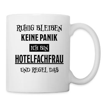 Hotelfachfrau Lustig Spruch Hotelfachfrau Geschenk - Tasse - Weiß - Rechts
