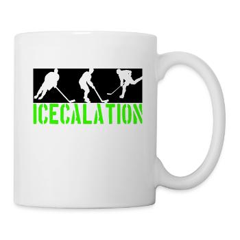 Équipe de hockey sur glace, club, club, entraîneur-joueur fan - Mug blanc - blanc - Droite
