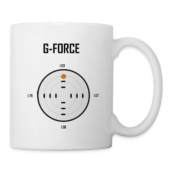 G Force Rennwagen - Tasse - Weiß - Rechts