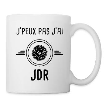 j'peux pas j'ai jdr - Mug blanc - blanc - Droite