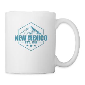 New Mexico Est. 1912 USA Amerika - Tasse - Weiß - Rechts