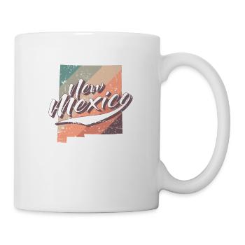 New Mexico USA Amerika Bundesstaat - Tasse - Weiß - Rechts