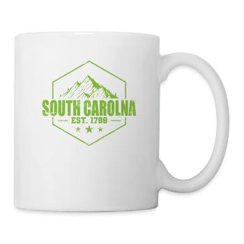 South Carolina Est. 1788 USA America - Mug - white - Right