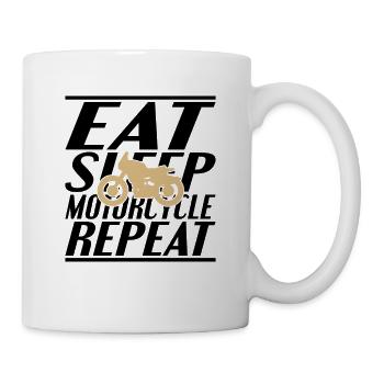 Food Sleeping Motorbike - Mug - white - Right