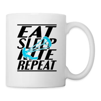 Cerf-volant de couchage alimentaire - Mug blanc - blanc - Droite