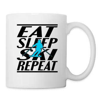 Food Sleeping Ski - Mug - white - Right