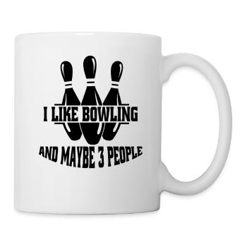 Bowling Gift Bowling Ball Kegel Bowler - Mug - white - Right
