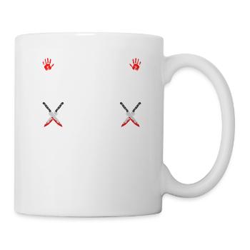 Obsédé par le vrai crime Café et chats, Murderino - Mug blanc - blanc - Droite
