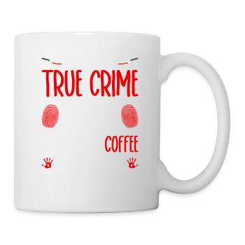 Le vrai crime et le café forcé au travail, Murderino - Mug blanc - blanc - Droite