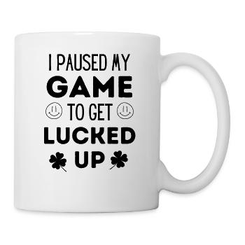 Gamer Gaming Gaming St Patrick's Day Gift - Mug - white - Right