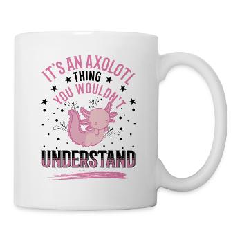 Axolotl Queue Cadeau Amphibien Axolotl - Mug blanc - blanc - Droite