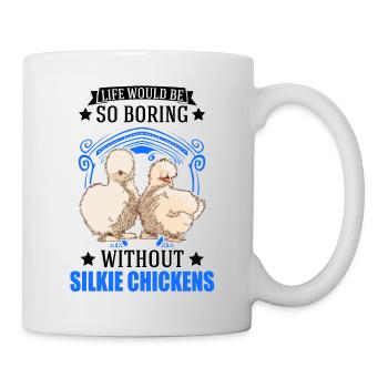 Silk Chicken Cadeau Silkie Chicken Silkie Chicken - Mug blanc - blanc - Droite