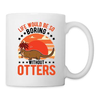 Loutre Cadeau Loutre Loutre Loutre Loutre de mer - Mug blanc - blanc - Droite