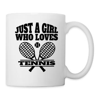 Tennis Girls Tennis Club Tennis Player Woman - Mug - white - Right