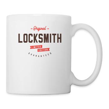 Locksmith Funny Job Title Occupation - Mug - white - Right