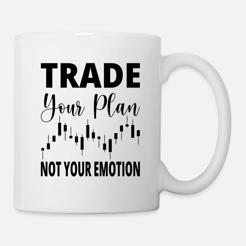 Trade your Plan Bitcoin - Tasse - Weiß