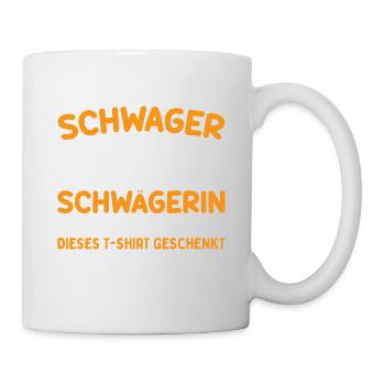 Stolzer Schwager - Tasse - Weiß - Rechts