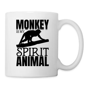 Orangutan Monkey Lover - Monkey Is My Spirit Anima - Mug blanc - blanc - Droite