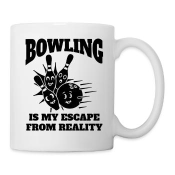 Bowler Bowling Bowling Bowling Kegel Cadeau - Mug blanc - blanc - Droite