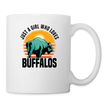 Buffalo Bison Ox Indian American - Mug - white - Right
