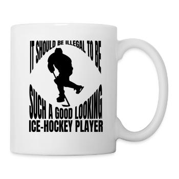 Eishockeyteam Geschenk Eishockey Wintersport - Tasse - Weiß - Rechts