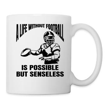 American Football Football Fan - Mug - white - Right