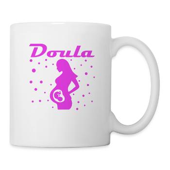 I am a doula midwife - Mug - white - Right