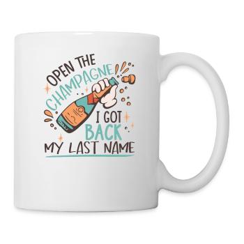 I Got Back My Last Name | Divorce Party - Mug - white - Right
