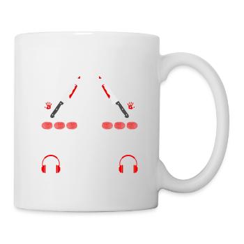 True Crime Murder Show Junkie Wine Lover Murderino - Mug blanc - blanc - Droite