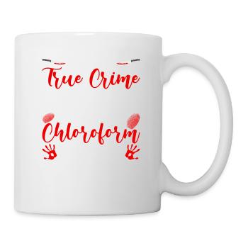True Crime Series Chloroform Citation, drôle - Mug blanc - blanc - Droite