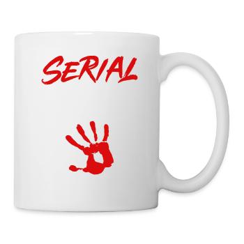 True Crime Serial Chiller, Halloween Murderino - Mug - white - Right