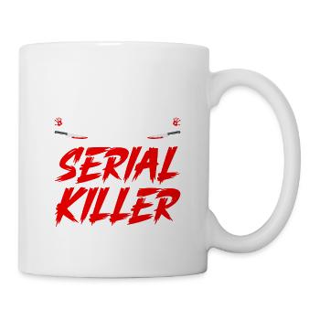 J’ai vu un tueur en série, fête d’Halloween True Crime - Mug blanc - blanc - Droite