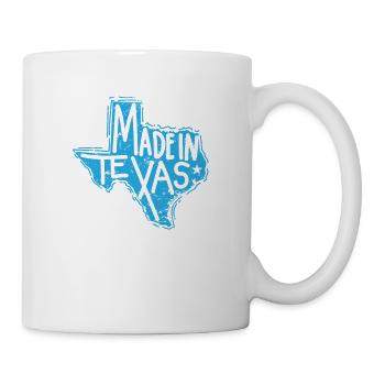 Fabriqué au Texas USA Amérique - Mug blanc - blanc - Droite