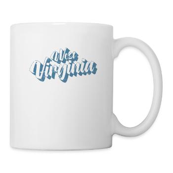 Virginie-Occidentale États-Unis Amérique État - Mug blanc - blanc - Droite