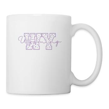 Wyoming WY Letters USA Amérique - Mug blanc - blanc - Droite