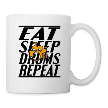 Nourriture Sleeping Drums - Mug blanc - blanc - Droite