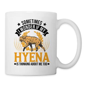 Hyäne Geschenk Erdwolf Hyena - Tasse - Weiß - Rechts