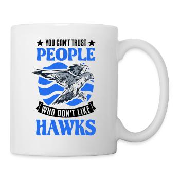 Falke Falkner Turmfalke Falknerei Falkner - Tasse - Weiß - Rechts