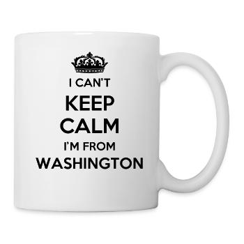 I Can't Stay Calm - Washington - Mug - white - Right