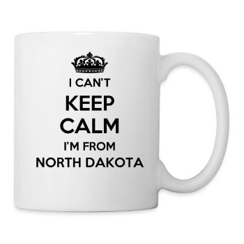 I Can't Stay Calm - North Dakota - Mug - white - Right