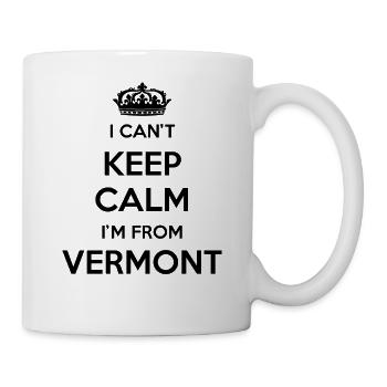 I Can't Stay Calm - Vermont - Mug - white - Right