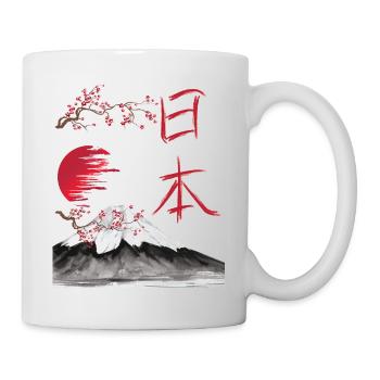 Japon Paysage Art japonais - Mug blanc - blanc - Droite