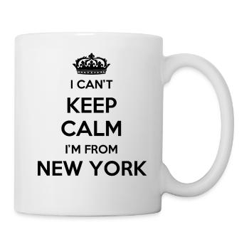 Je ne peux pas rester calme - New York - Mug blanc - blanc - Droite